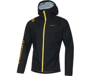 La Sportiva - Technical trail running jacket - Pocketshell Jkt M Black for Men - Size S Black S