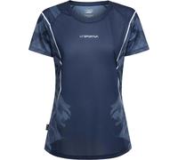 La Sportiva - Trail running T-shirt - Pacer T-Shirt W Night Sky/Chalk for Women - Size M - Navy Navy M
