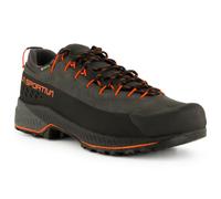 La Sportiva - Approach shoes in GORE-TEX® - TX4 Evo GTX Carbon/Cherry Tomato for Men - Size 9 2/3 UK - Grey Grey 9 2/3 UK