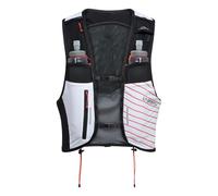 La Sportiva - Trail running waistcoat - Ultra Trail Vest 10L U White/Cherry Tomato - Size S White