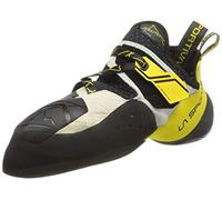 La Sportiva Unisex Solution White/Yellow Climbing Shoes, 10.5 UK