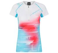 La Sportiva - Veloce W Malibu Blue White - M - Trail tee-shirt