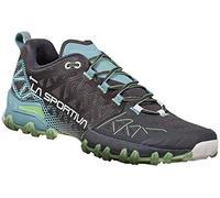 La Sportiva Women's Bushido II GTX Trail Running Shoes, Carbon/Mist, 4 UK