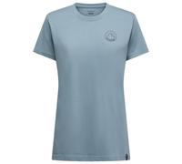 La Sportiva - Women's Circle Logo T-Shirt - T-shirt size M, grey/turquoise