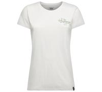 La Sportiva - Women's Climb Flower T-Shirt - T-shirt size S, white