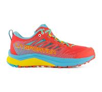 La Sportiva - Trail Running Shoes - Jackal II Woman Hibiscus/Malibu Blue for Women - Red Red 38