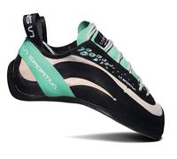 La Sportiva Women's Miura Performance Rock Climbing Shoes, White/Jade Green, 7 US (38 EU Equivalent)