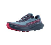 La Sportiva Womens Prodigio 2 Women's Trail Running Shoe - Versatile Daily Trainer to Race Day - Reactive Cushioning - Breathable & Grippy, Limestone/Azalea, 9