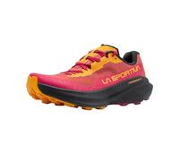 La Sportiva Womens Prodigio 2 Women's Trail Running Shoe - Versatile Daily Trainer to Race Day - Reactive Cushioning - Breathable & Grippy, Mineral Red/Azalea, 7
