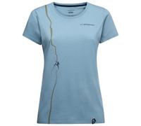 La Sportiva - Women's Route - T-shirt size XS, turquoise/blue