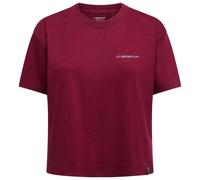La Sportiva - Women's Trilogy Crop T-Shirt - T-shirt size XL, red