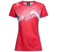 La Sportiva - Women's Wave T-Shirt - Running shirt size L, red