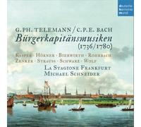 LA STAGIONE - HAMBURGER KAPITÄNSMUSIKEN 2 CD NEW TELEMANN/BACH,C.P.E.
