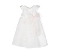 La Stupenderia oversize-bow-detail dress - White 9 mth