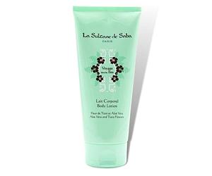 La Sultane de Saba Tiare Flower Aloe Vera Body Lotion Voyage dans les Iles