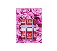 LA TALUS Aromatherapy Floral Essential Oils 6Pcs 3ml Rose/Lavender/Ocean Natural Fragrance Essential Oil for Diffuser Rose