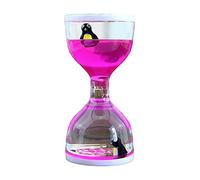 LA TALUS Liquid Motion Bubbler Timer for Sensory Play, Fidget Toy, Stress Relief Hourglass Toy and Desk Decor for Special Education Classroom for Kids & Adults Pink