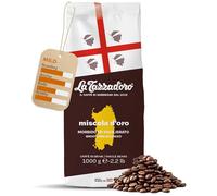 La Tazza D'oro Italian Coffee Beans 1kg Medium Roast - Miscela D'oro from the Heart of Sardinia, Finest Whole Coffee Beans for Cafetiere, Moka Pot, Aeropress and Filter Brew - Part of the Kimbo Family