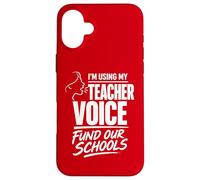 LA Teacher Strike Los Angeles Student Fund Our Schools Voice Case for iPhone 16 Plus