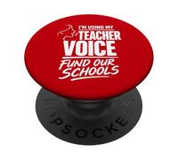 LA Teacher Strike Los Angeles Student Fund Our Schools Voice PopSockets Adhesive PopGrip