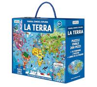 La Terra. Viaggia, conosci, esplora. Nuova ediz. Con formine. Con puzzle ovale. Con Poster (Sassi junior)