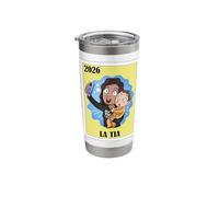 La Tia 2026 Promoted to First Time Aunt Stainless Steel Insulated Tumbler