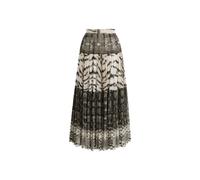 La Tigresse Reptilla Pleated Skirt - female - Roberto Cavalli - Midi Skirts - Black - M - Skirts M