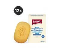 LA TOJA Spanish Hand Soap Mineral Salts Pack 12x100g Soap Bar ORIGINAL