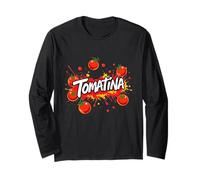 La Tomatina Festival Tomato Splash Design - Spain Long Sleeve T-Shirt