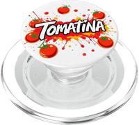 La Tomatina Festival Tomato Splash Design - Spain PopSockets PopGrip for MagSafe