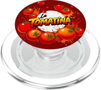 La Tomatina Festival Tomato Splash PopSockets PopGrip for MagSafe