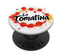 La Tomatina Tomato Splash Festival - Small Print PopSockets Adhesive PopGrip