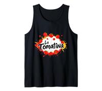 La Tomatina Tomato Splash Festival - Small Print Tank Top