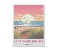 La Tranche Sur Mer France,Puzzle 1000 Pieces Paper Puzzle Adult Children'S Educational Toy Family Decompression Game(38x26cm)-ES57