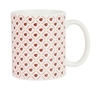La vache qui rit XXL Large Porcelain Mug, 50 iamond Design with Logo