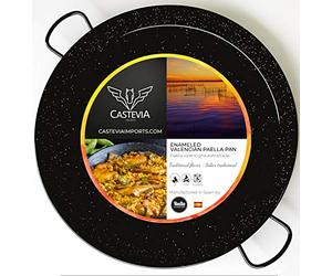La Valenciana Vaello Campos 30cm Enamelled Steel Paella Pan