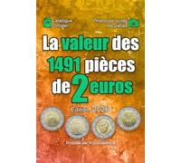 La valeur des 1491 pièces de 2 euros (La valeur des pièces en euro)