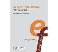 La variation sociale en français