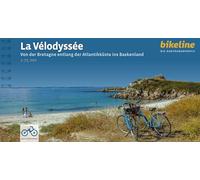 La Vélodyssée Bretagne ins Baskenland: Von der Bretagne entlang der Atlantikküste bis ins Baskenland. 1:75.000, 1.317 km, GPS-Tracks Download, LiveUpdate (Radtourenbücher)