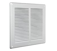 La Ventilazione GAL24R Square Overlap Grill Aluminium Silver