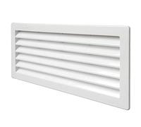 la Ventilazione P252510B Ventilation Grille Rectangular, White, Dimensions 254x108 mm