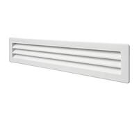 la Ventilazione P30R306B Ventilation Grille Rectangular White, Dimensions 305X60 mm
