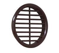 La Ventilazione T6M Ventilation Grille Round ABS Brown for Recessed Diameter 68 mm