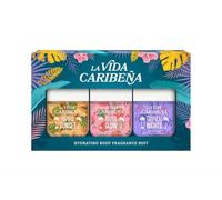 La Vida Body Mist - 3 x 35ml Fragrance Sprays - Travel Size Perfume - Fresh Tropical Scents - Long-Lasting, Ideal for Teens, Holidays (Pack of 3, Mix)