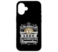 La Vida Comienza a los 40 Años 1986 Nacimiento de Leyendas Case for iPhone 16