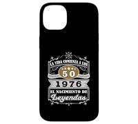 La Vida Comienza a los 50 Años 1976 Nacimiento de Leyendas Case for iPhone 14 Plus