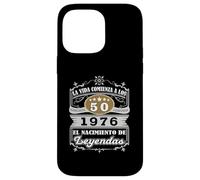 La Vida Comienza a los 50 Años 1976 Nacimiento de Leyendas Case for iPhone 14 Pro Max