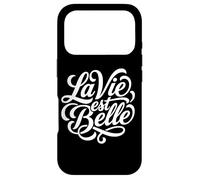 La Vie Est Belle French Life Beautiful Script Case for iPhone 17 Pro