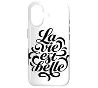 La Vie Est Belle French Life Is Beautiful Quote Case for iPhone 17