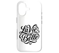 La Vie Est Belle French Life Is Beautiful Script Case for iPhone 17